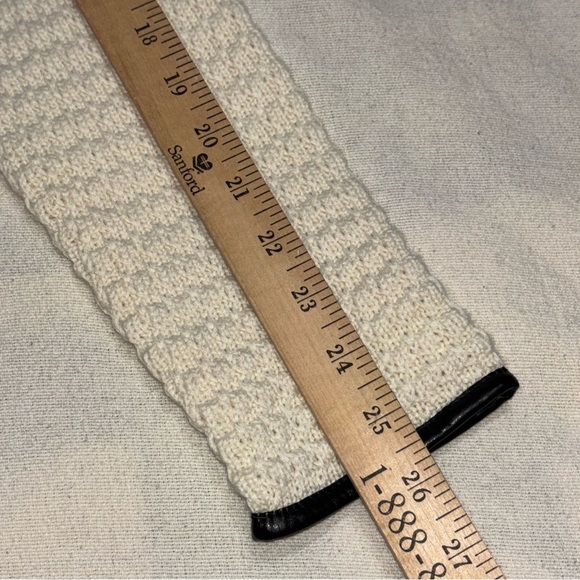 Boston Proper Women’s Bejeweled Long Line Wool Knit Sweater‎ cardigan Ivory SzM - Picture 15 of 16